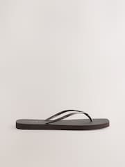 Čokoladno smeđa - Japanke s kvadratnim vrhom - Slika 7 od 10