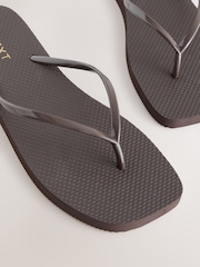 Čokoladno smeđa - Japanke s kvadratnim vrhom - Slika 9 od 10