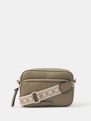 Accessorize Green Double Zip Camera Bag - Image 1 of 2