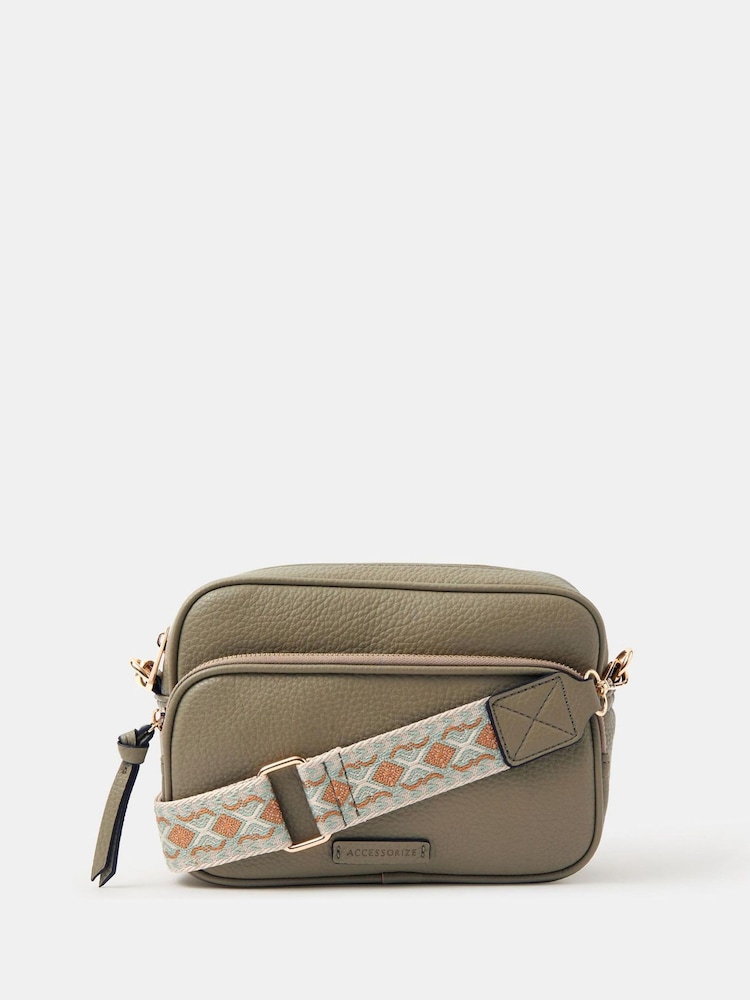 Accessorize Green Double Zip Camera Bag - Image 1 of 2