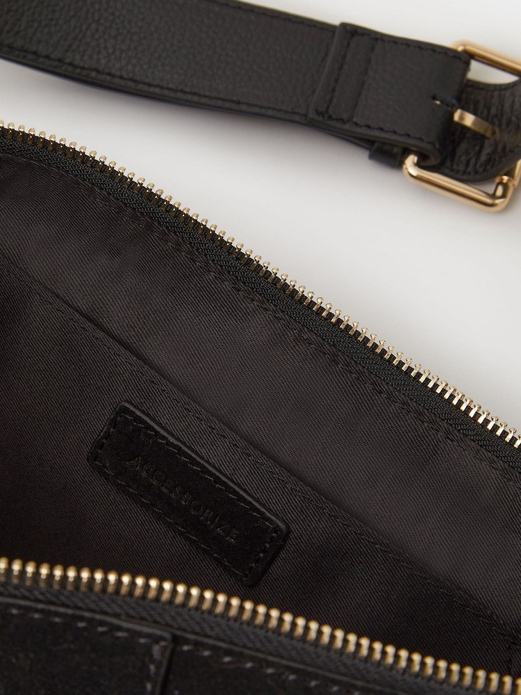 Accessorize Stud Suede Sling Cross-Body Bag - Imagen 3 de 3 Accessorize Stud Suede Sling Cross-Body Bag - Imagen 3 de 3