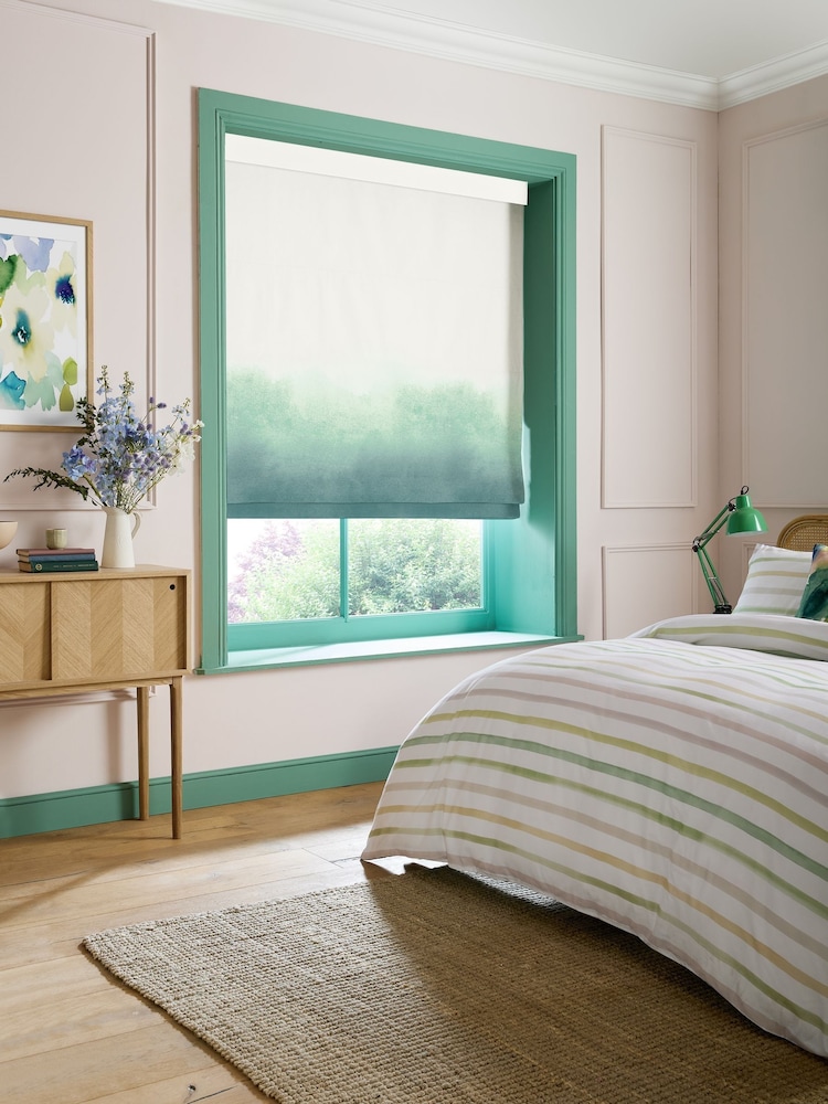 Bluebellgray Teal Ombre Made to Measure Blinds - Image 2 of 6