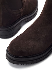 Brun - Moda in Pelle Olainie Elastic Chelsea Boot - Bilde 4 av 4