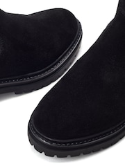 Moda in Pelle Black Rakeela Chunky Sole Long Boots - Image 3 of 4