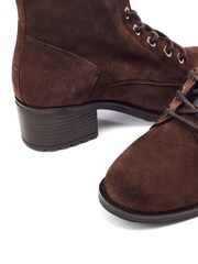 Moda in Pelle Light Brown Wide Fit Bezzy Lace Up Casual Boots - Image 3 of 4