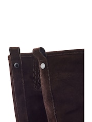 Moda in Pelle Brown Rakeela Chunky Sole Long Boots - Image 3 of 4