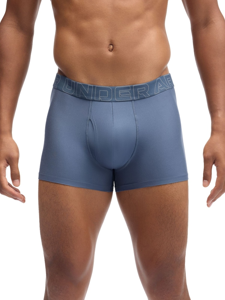 Under Armour Grey Performance Tech 6inch Boxers 3 Pack - Image 2 of 5