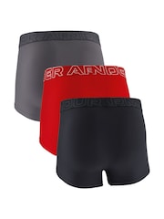 Under Armour Grey Performance Tech 6inch Boxers 3 Pack - Image 4 of 5