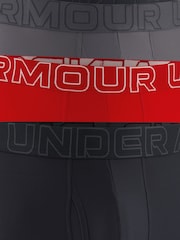 Under Armour Grey Performance Tech 6inch Boxers 3 Pack - Image 5 of 5