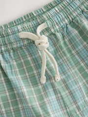 Grün - EDIT Madras Check Drawstring Shorts - Bild 6 von 8