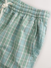 Grün - EDIT Madras Check Drawstring Shorts - Bild 7 von 8