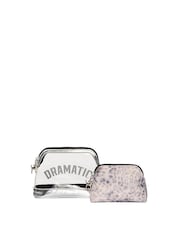 Victoria's Secret Pink Leopard Brown 2 Piece Makeup Bag - Image 1 of 2