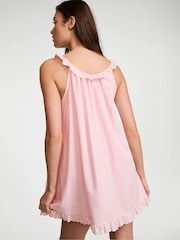 Victoria's Secret Angel Pink Polka Dot Short Slip Dress - Image 2 of 2