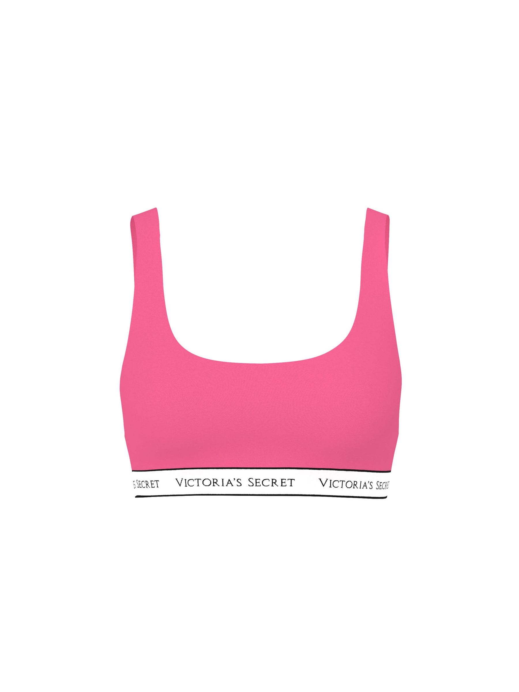 Victoria's Secret Rose Garden Pink Cotton Wireless Scoop Bralette