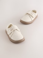 لون محايد دب - Barefoot Touch Fastening Cupsole Slippers - صورة 1 من 6