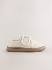 لون محايد دب - Barefoot Touch Fastening Cupsole Slippers - صورة 2 من 6