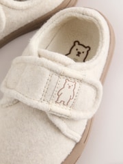 لون محايد دب - Barefoot Touch Fastening Cupsole Slippers - صورة 5 من 6