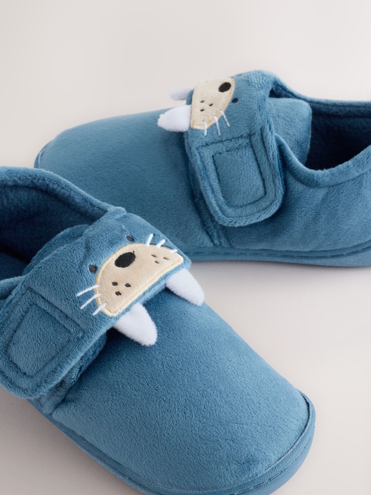Blue Walrus Touch Fastening Cupsole Slippers - Image 5 of 5