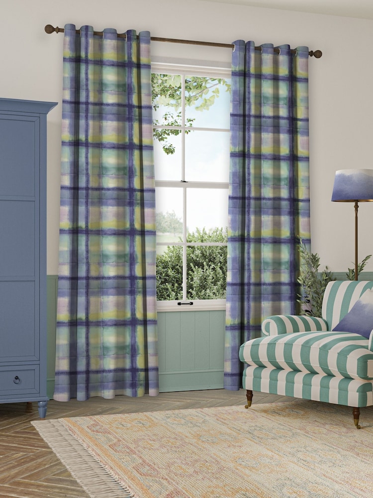 Bluebellgray Heather Tartan Made to Measure Curtains - Image 2 of 9 Bluebellgray Heather Tartan Made to Measure Curtains - Image 2 of 9