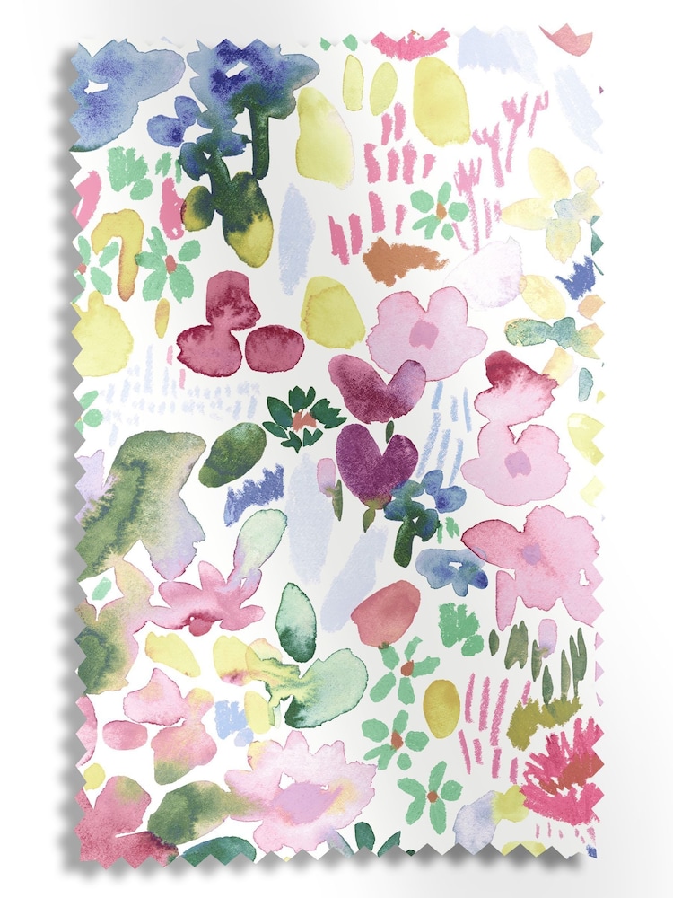 Bluebellgray Cerise Flora Made to Measure Curtains - Image 9 of 9