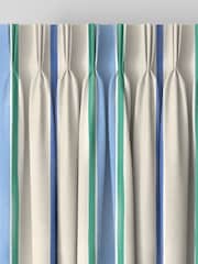 Bluebellgray Atlantic Seaside Stripe Made to Measure Curtains - Image 5 of 9