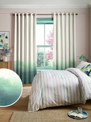 Bluebellgray Teal Ombre Made to Measure Curtains - Image 1 of 9