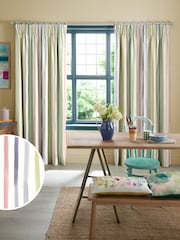 Bluebellgray Tetbury Watercolour Stripe Made to Measure Curtains - Image 1 of 9