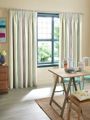 Bluebellgray Tetbury Watercolour Stripe Made to Measure Curtains - Image 2 of 9
