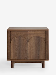 Dark Natural Arches Mango Wood Effect Small Sideboard - Image 1 of 5