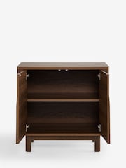 Dark Natural Arches Mango Wood Effect Small Sideboard - Image 2 of 5