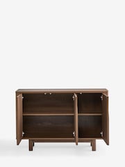 Dark Natural Arches Mango Wood Effect Slim Sideboard - Image 11 of 12