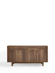 Dark Natural Arches Mango Wood Effect Sideboard - Image 1 of 10