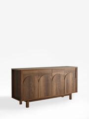 Dark Natural Arches Mango Wood Effect Sideboard - Image 10 of 10