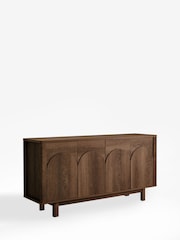 Dark Natural Arches Mango Wood Effect Sideboard - Image 11 of 11