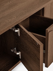 Dark Natural Arches Mango Wood Effect Up to 80 inch TV Unit - Image 11 of 11