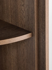 Dark Natural Arches Mango Wood Effect Corner Shelf - Image 5 of 5