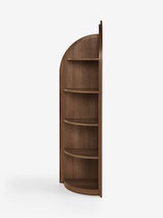 Dark Natural Arches Mango Wood Effect Corner Shelf - Image 7 of 8