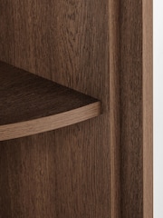 Dark Natural Arches Mango Wood Effect Corner Shelf - Image 8 of 8