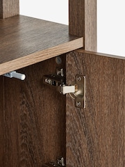 Dark Natural Arches Mango Effect Storage Side Table - Image 5 of 5