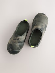 Khaki Camo Warm Lined Slipper Mules - Image 4 of 5