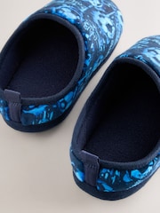 Blue Football Warm Lined Slipper Mules - Image 4 of 5
