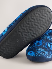 Blue Football Warm Lined Slipper Mules - Image 5 of 5