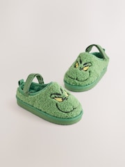 Green The Grinch Novelty Slipper Mules - Image 1 of 5
