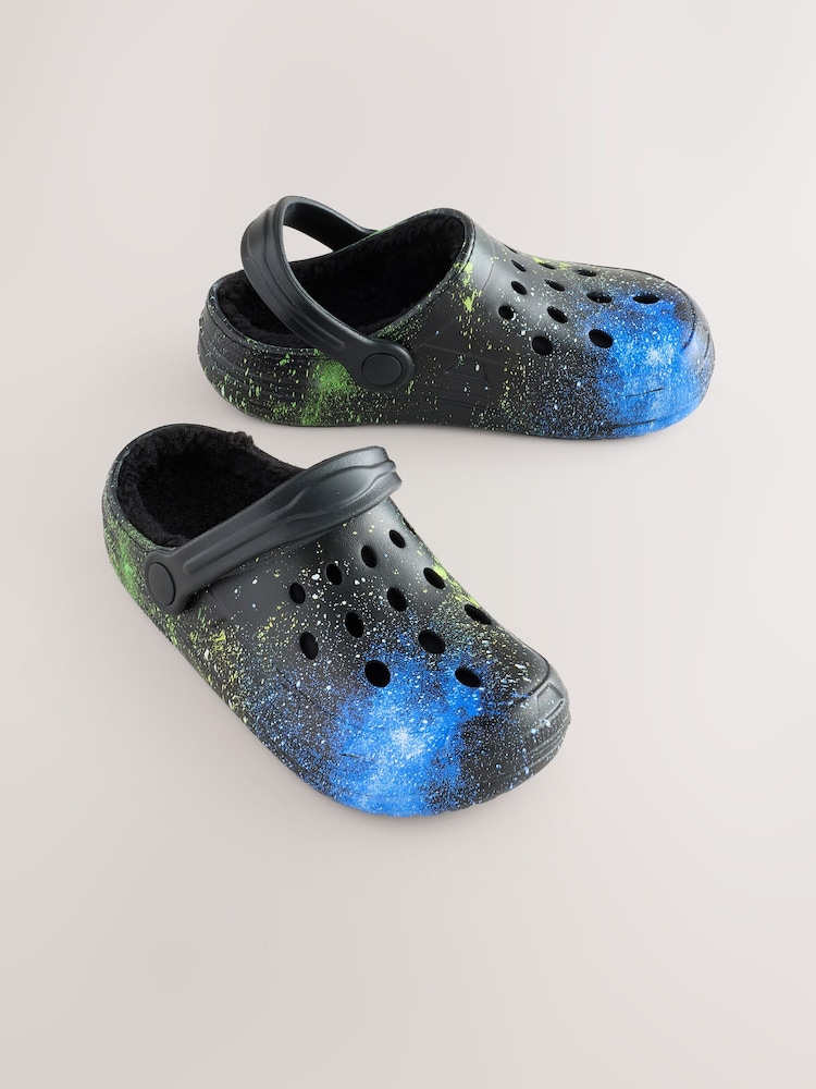 Galaxy print - Varmeforede hjemmesko - Billede 1 af 5