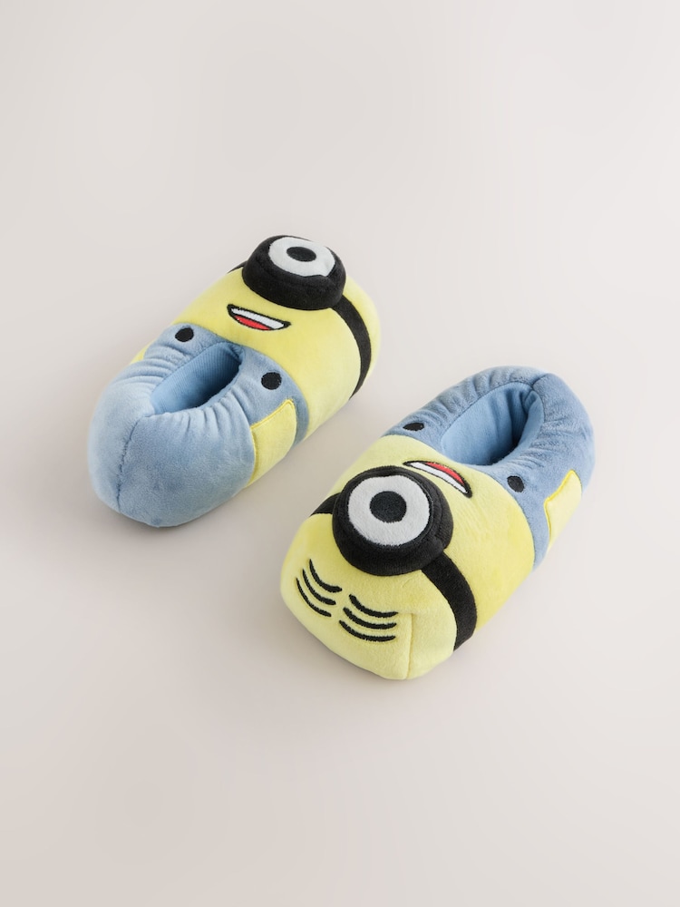 Yellow Minions Novelty Slippers - Image 1 of 6 Yellow Minions Novelty Slippers - Image 1 of 6