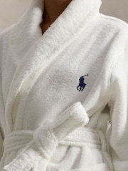 Polo Ralph Lauren White Shorts Bear Robe - Image 3 of 3