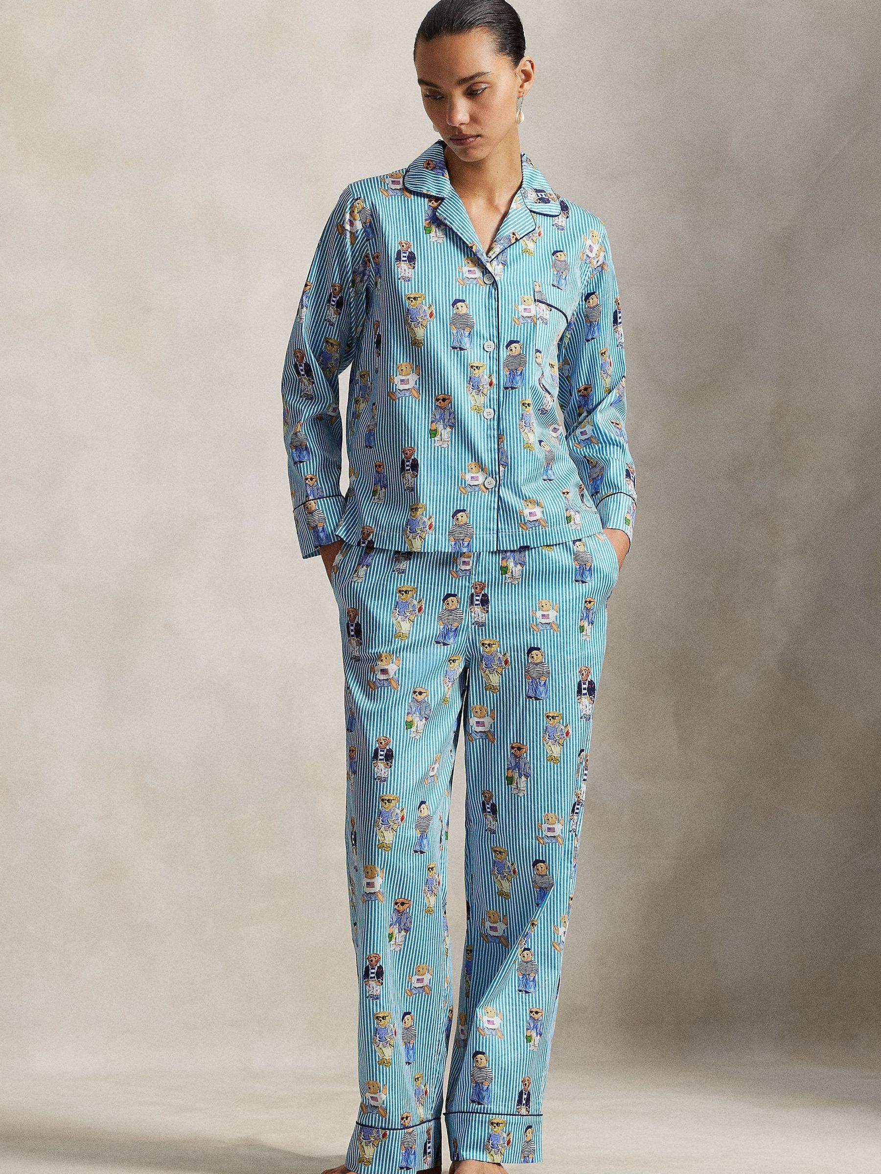 Buy Polo Ralph Lauren Madison Pyjamas Set Allover Bear from Next