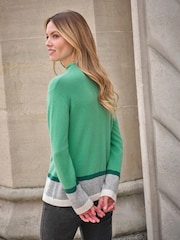 Pure Cashmere Gassato Striped Colour Block Crew-Neck Jumper - Image 2 of 3