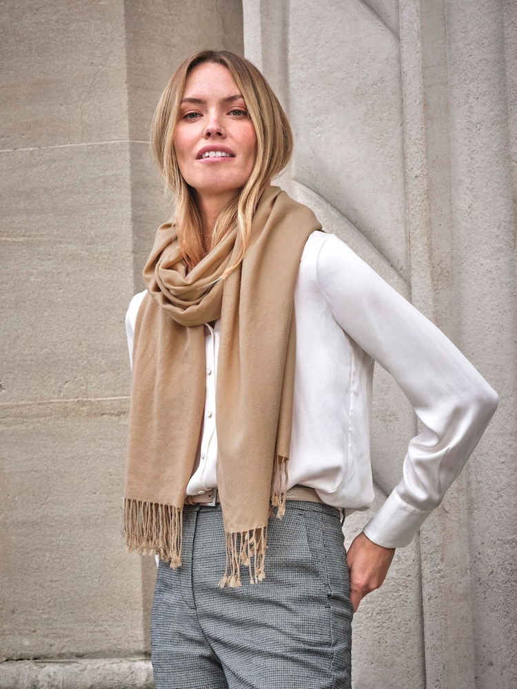 Merino Wool/Cashmere Pashmina - Image 1 of 3 Merino Wool/Cashmere Pashmina - Image 1 of 3