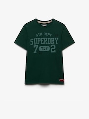 Superdry Green Vintage Prep Relaxed T-Shirt - Image 5 of 5